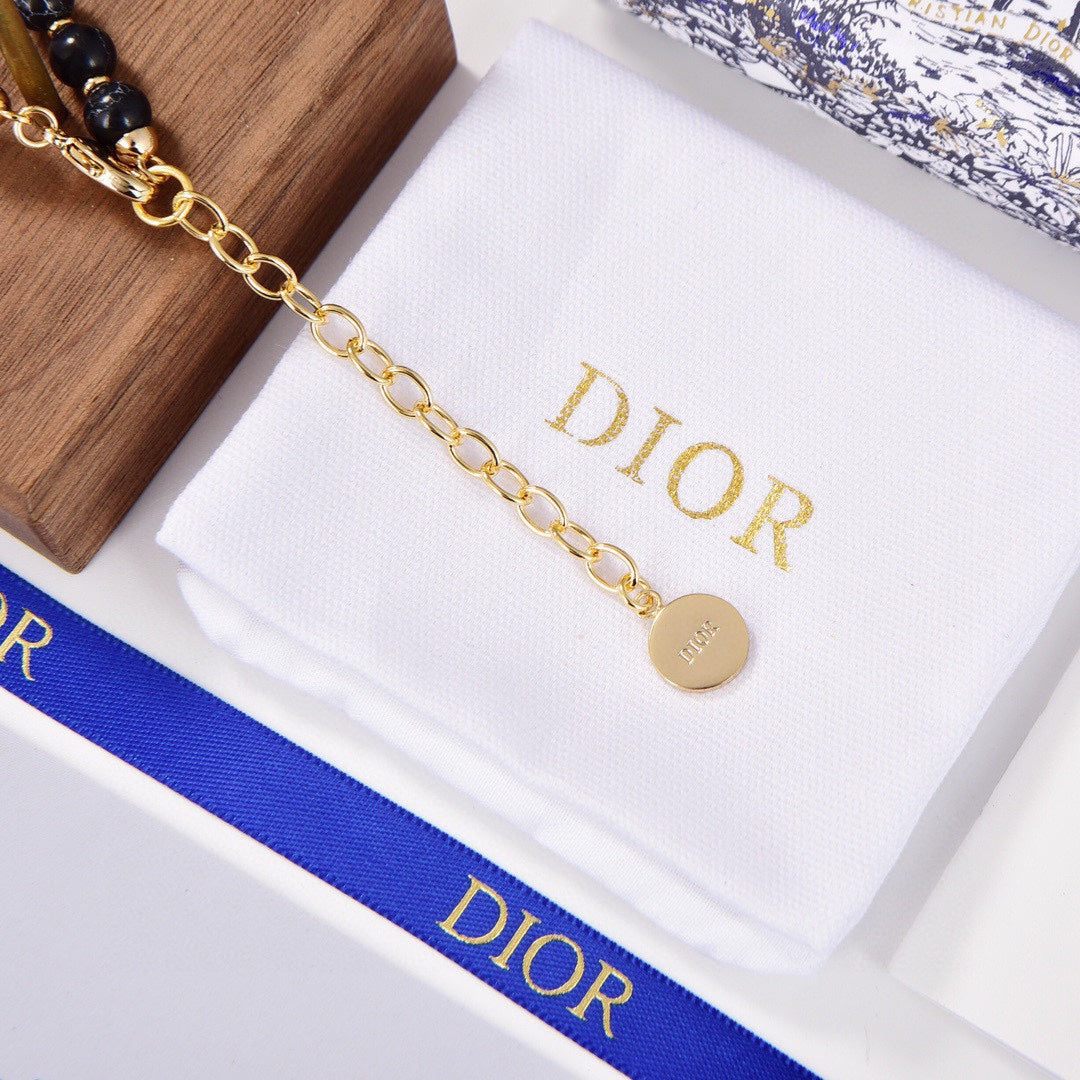 Dior 30 Montaigne Choker Black Pearl Necklace