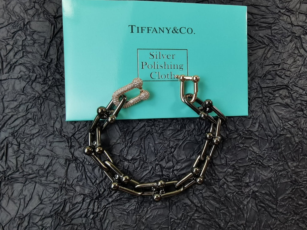 Tiffany HardWear Titanium Bracelet - 18K Rose Gold
