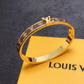Louis Vuitton Leather Vintage Bracelet
