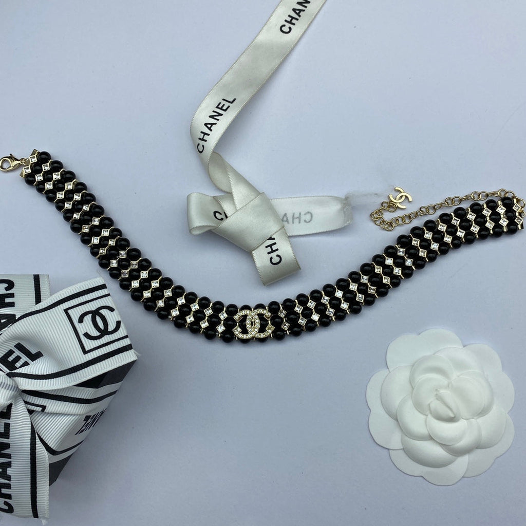 Chanel Strass Choker Necklace