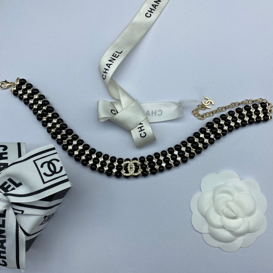 Chanel Strass Choker Necklace