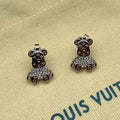 Louis Vuitton Bear Earrings - 18K Gold