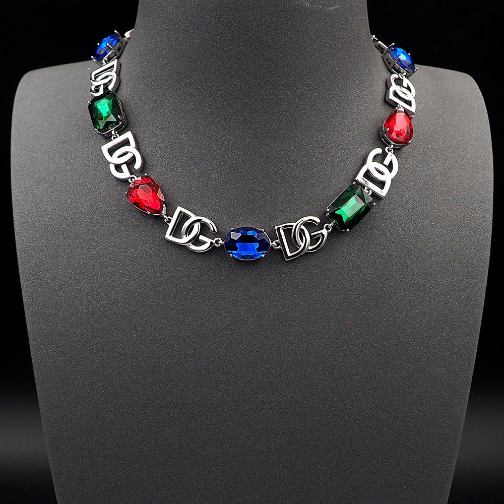DG Crystals Choker Necklace