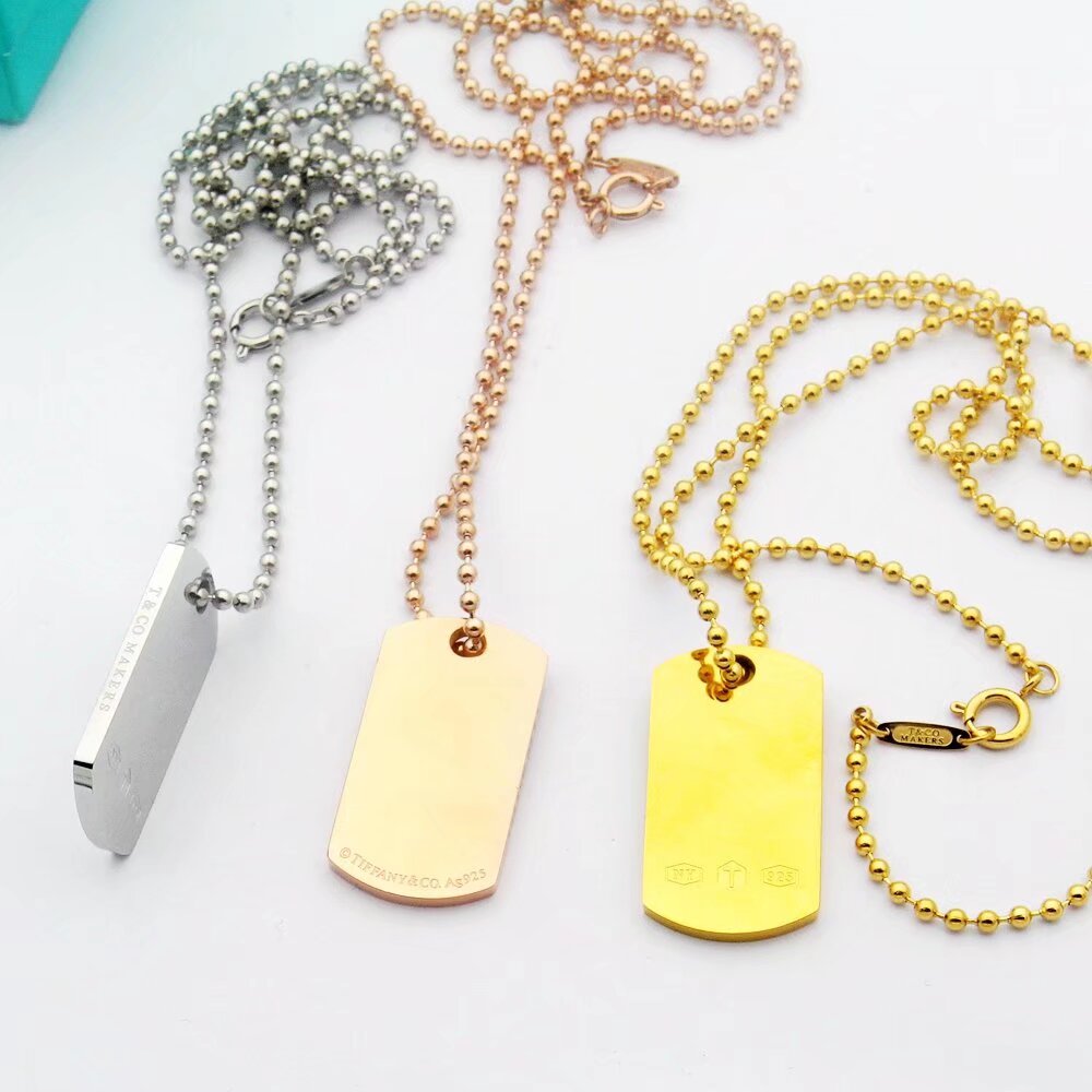 Tiffany 1837 Makers I.D. Tag Pendant Necklace