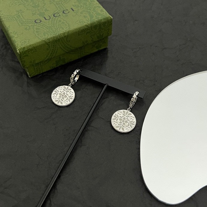 Gucci Double G Icon Blooms Earrings - 18K Gold