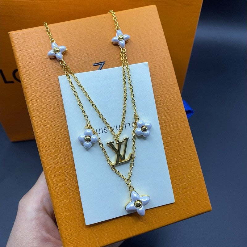 Louis Vuitton Floragram Necklace