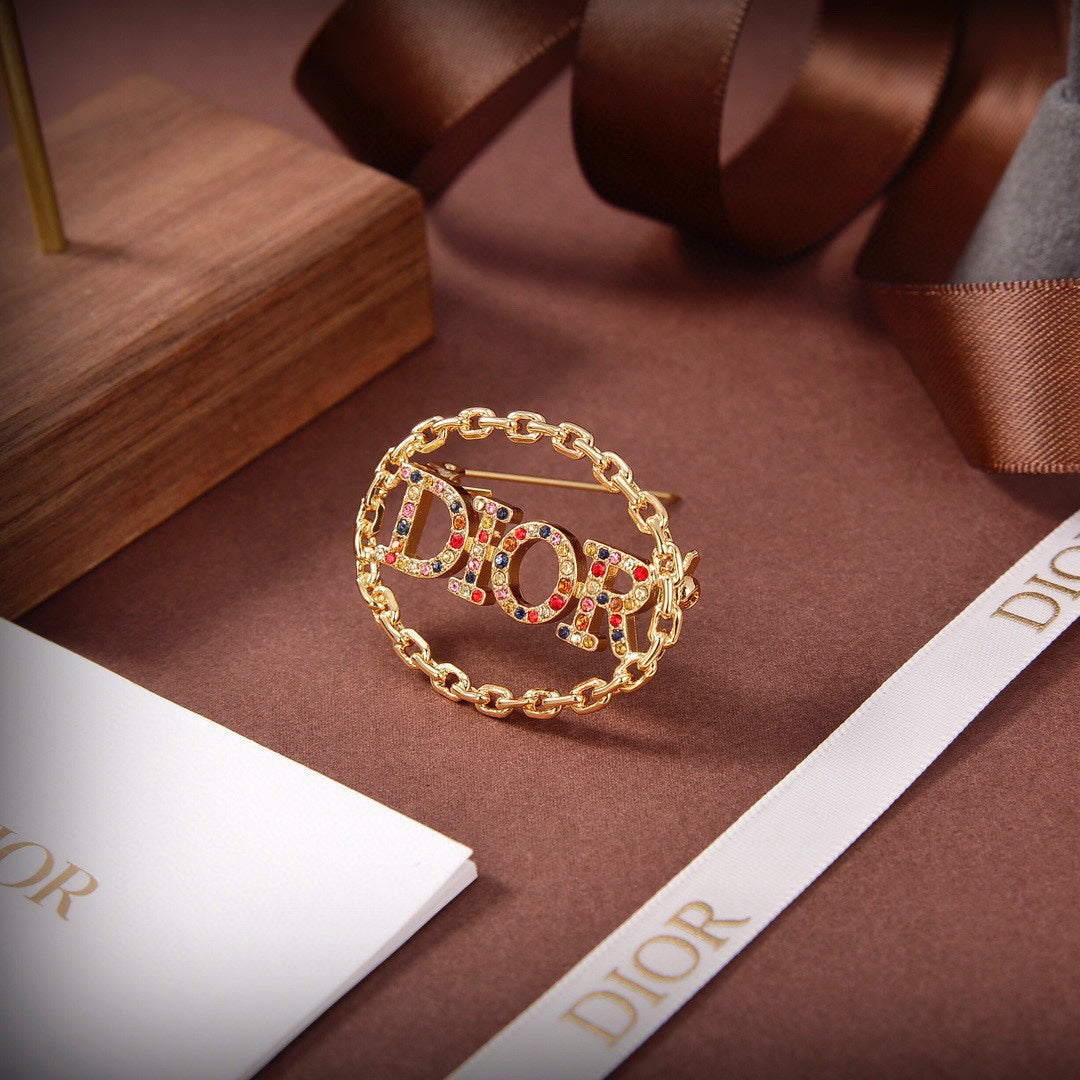 Dior Revolution Color Crystal Brooch