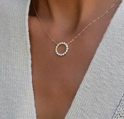 Tiffany Circle Diamond Necklace