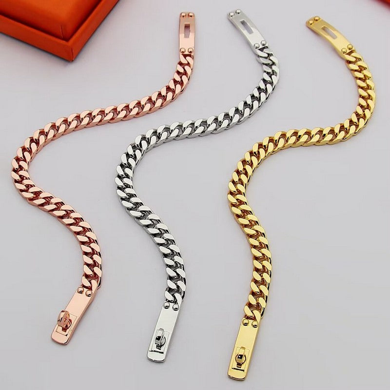 Hermes Kelly Chain Bracelet - 18K Gold