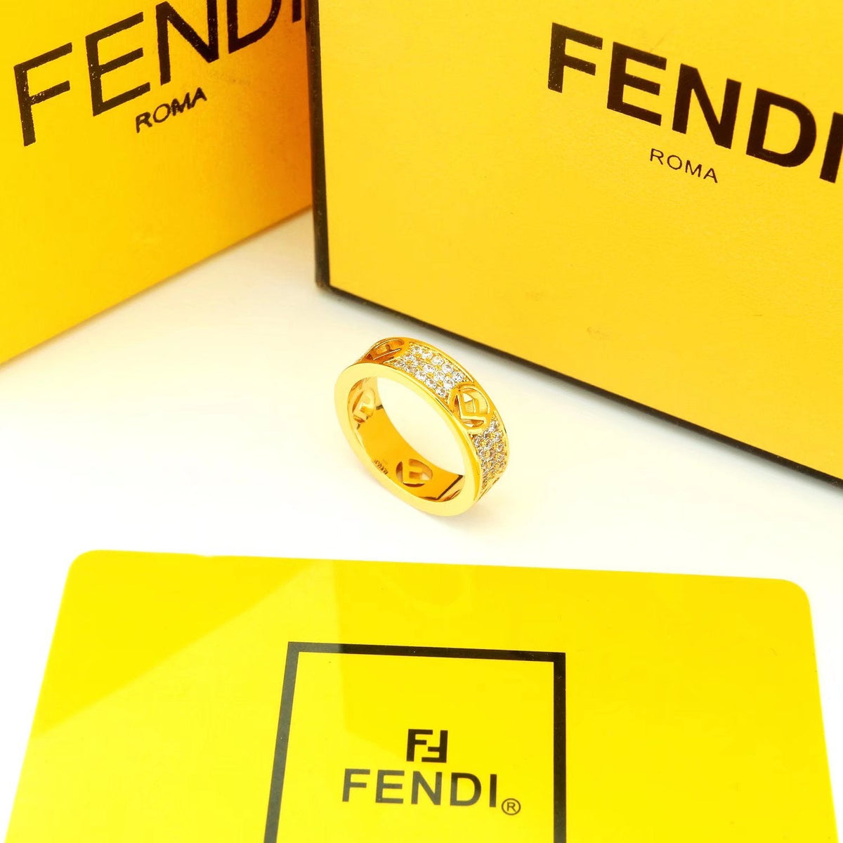 Fendi Is Ring - 18K Yellow Gold