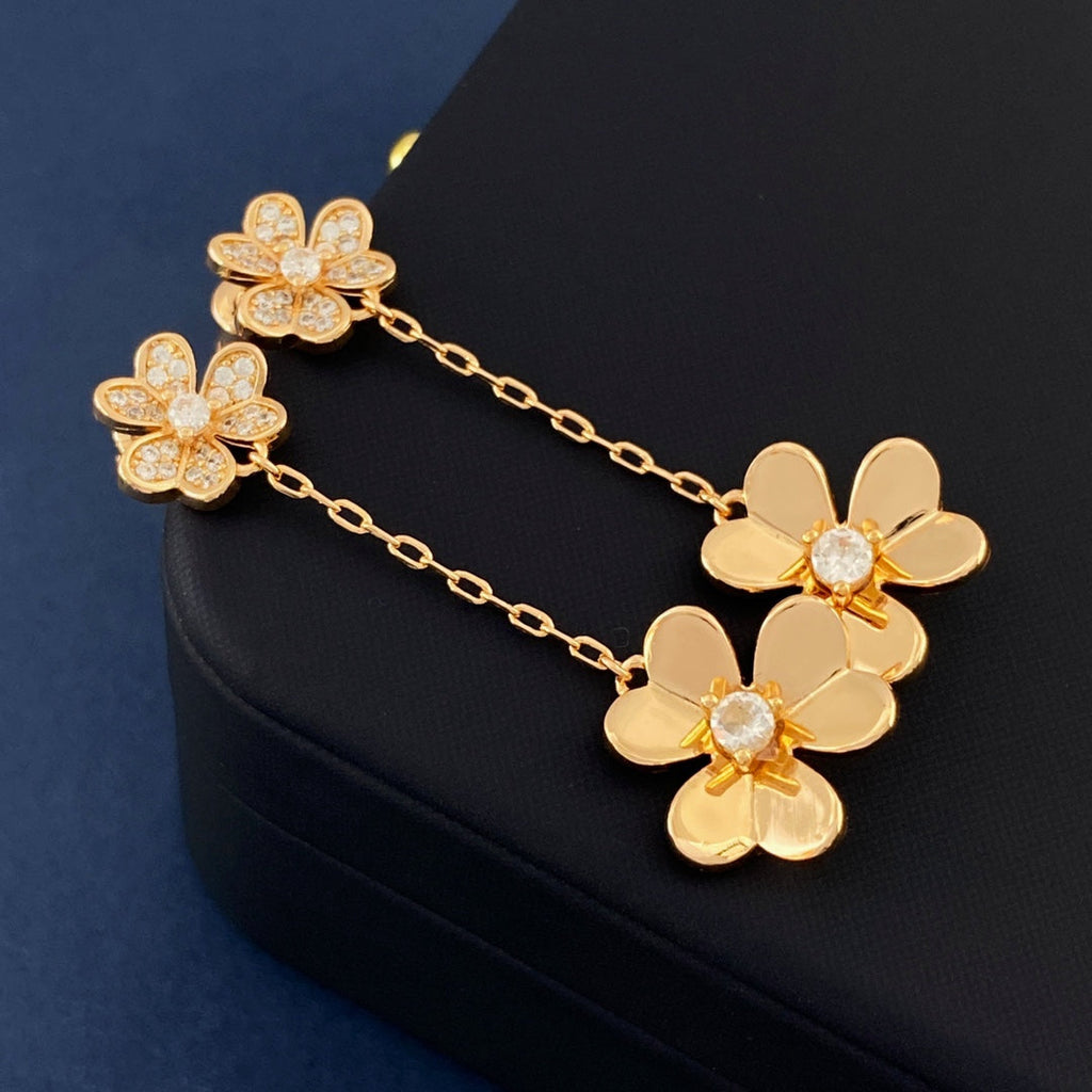 Frivole Pendant Earrings - 18K Gold