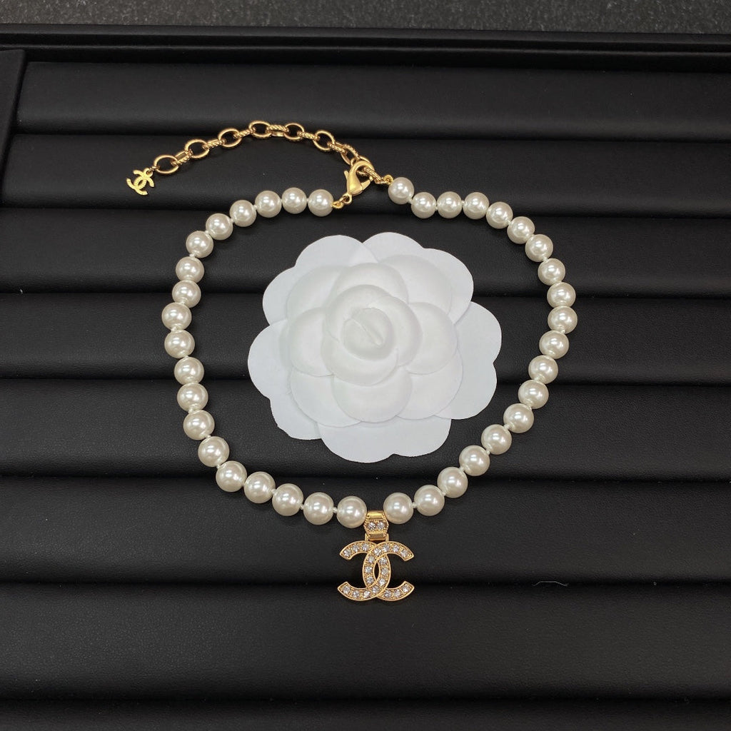Chanel Pearl Chain Necklace