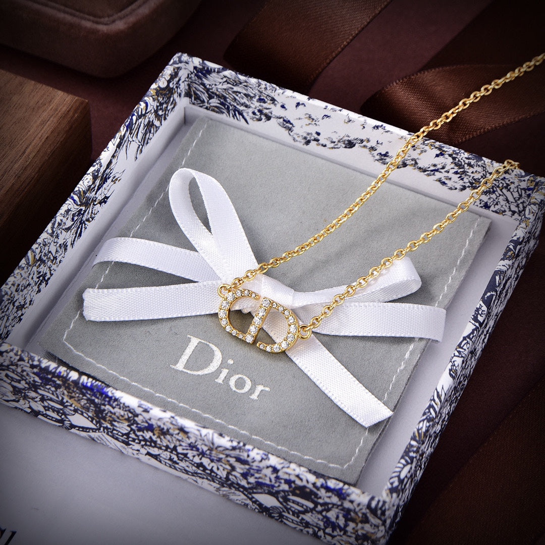 Dior Petit CD Diamond Necklace