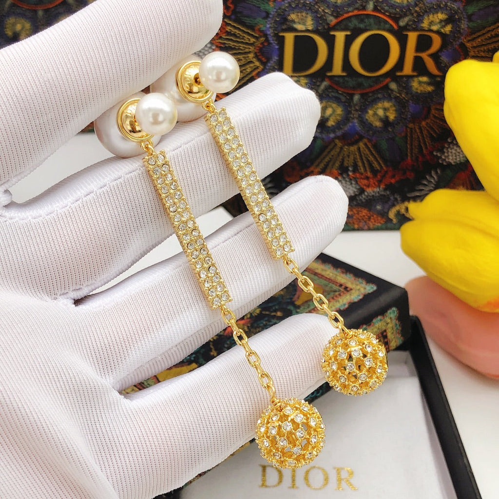Dior Tassel Diamond Earrings