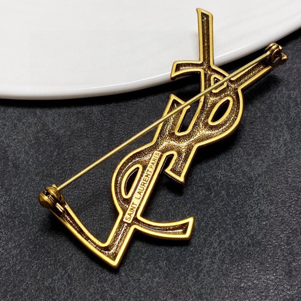 YSL Classic Brooch