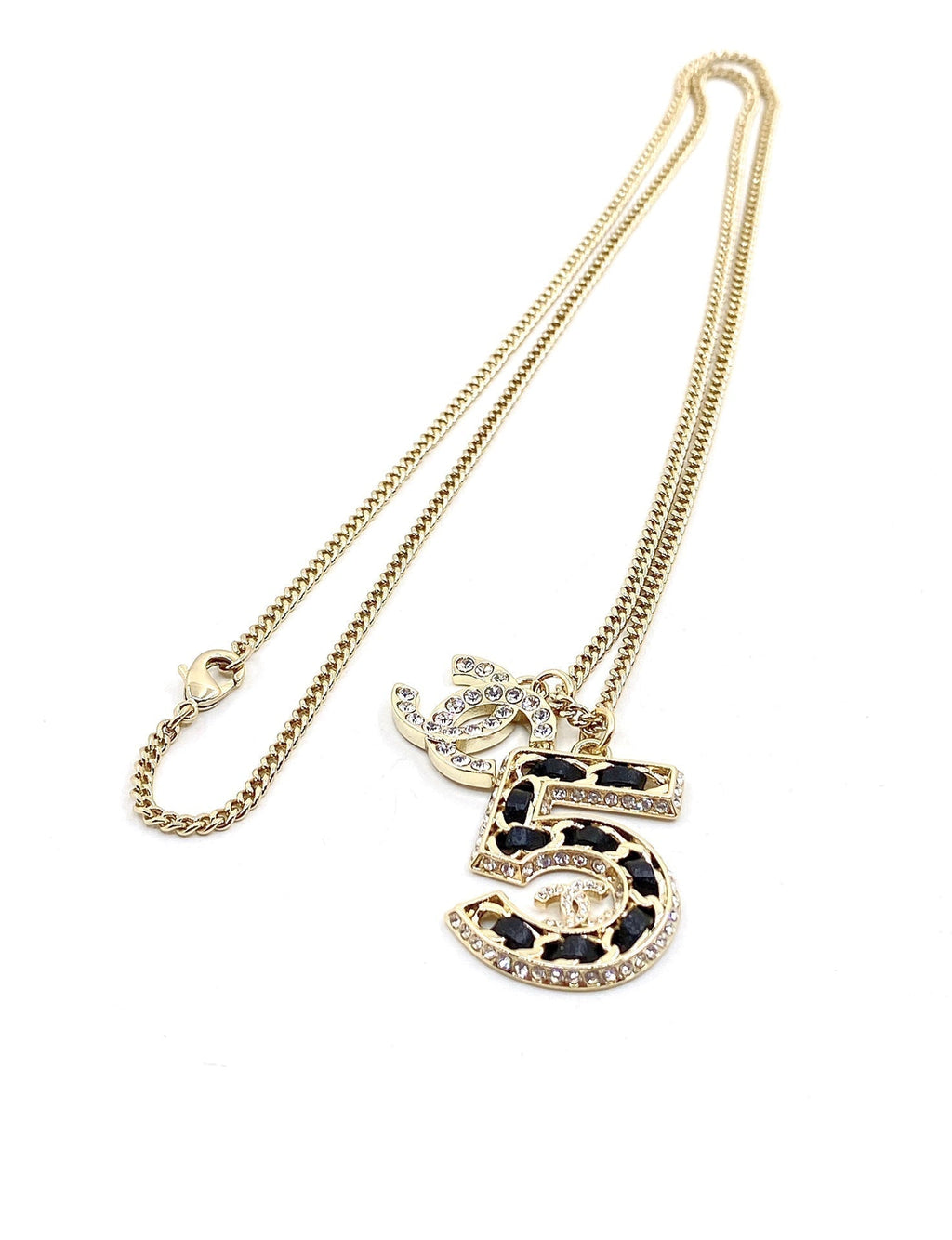 Chanel No.5 Chain Necklace