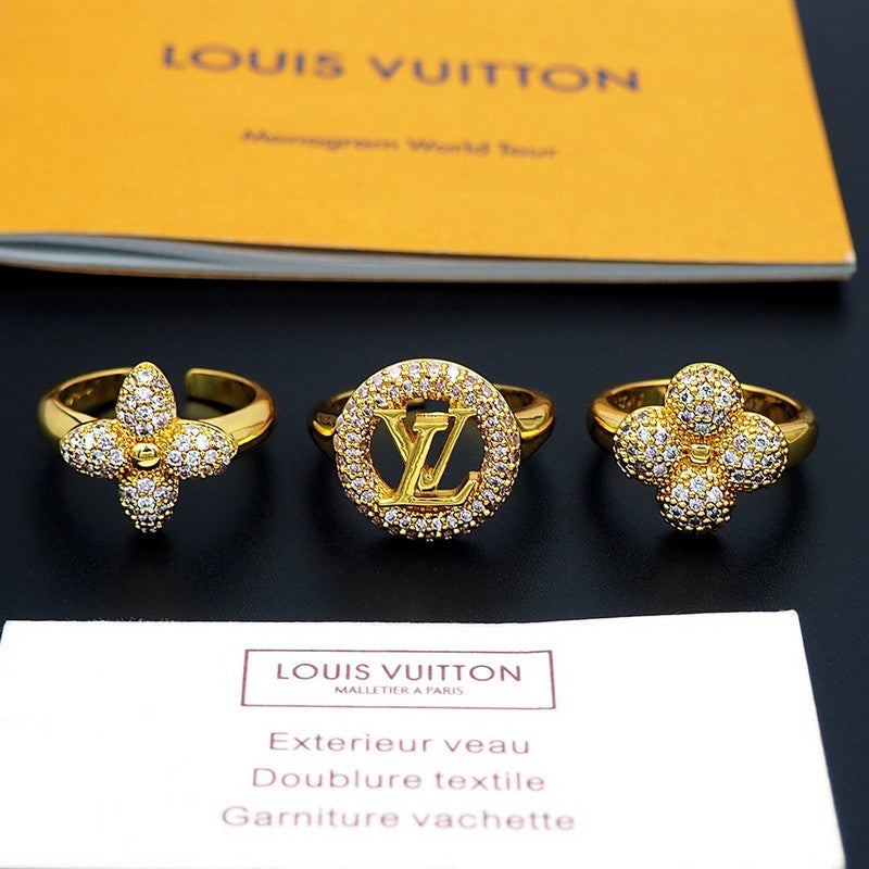 Louis Vuitton Louisa Ring - 18K Yellow Gold