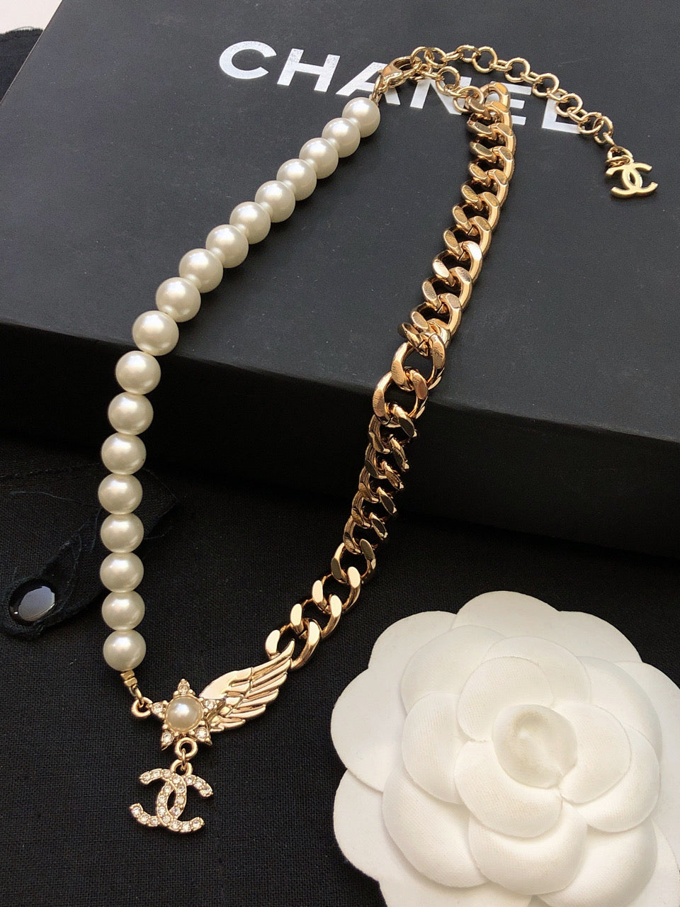 Chanel Wing Chain Necklace
