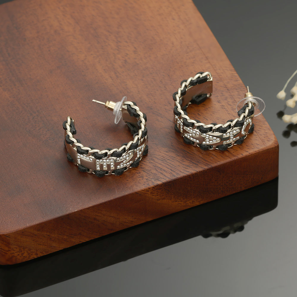 Chanel Strass Earrings - 18K Yellow Gold