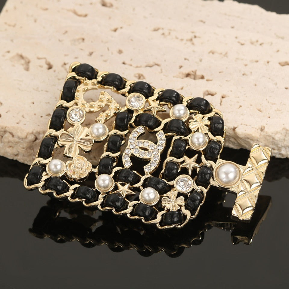 Chanel Bottle Strass Brooch