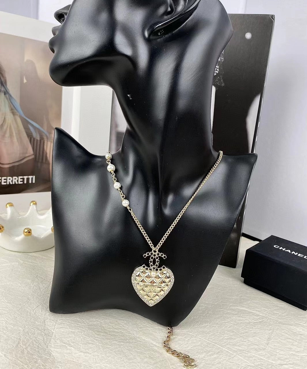 Chanel Heart Necklace