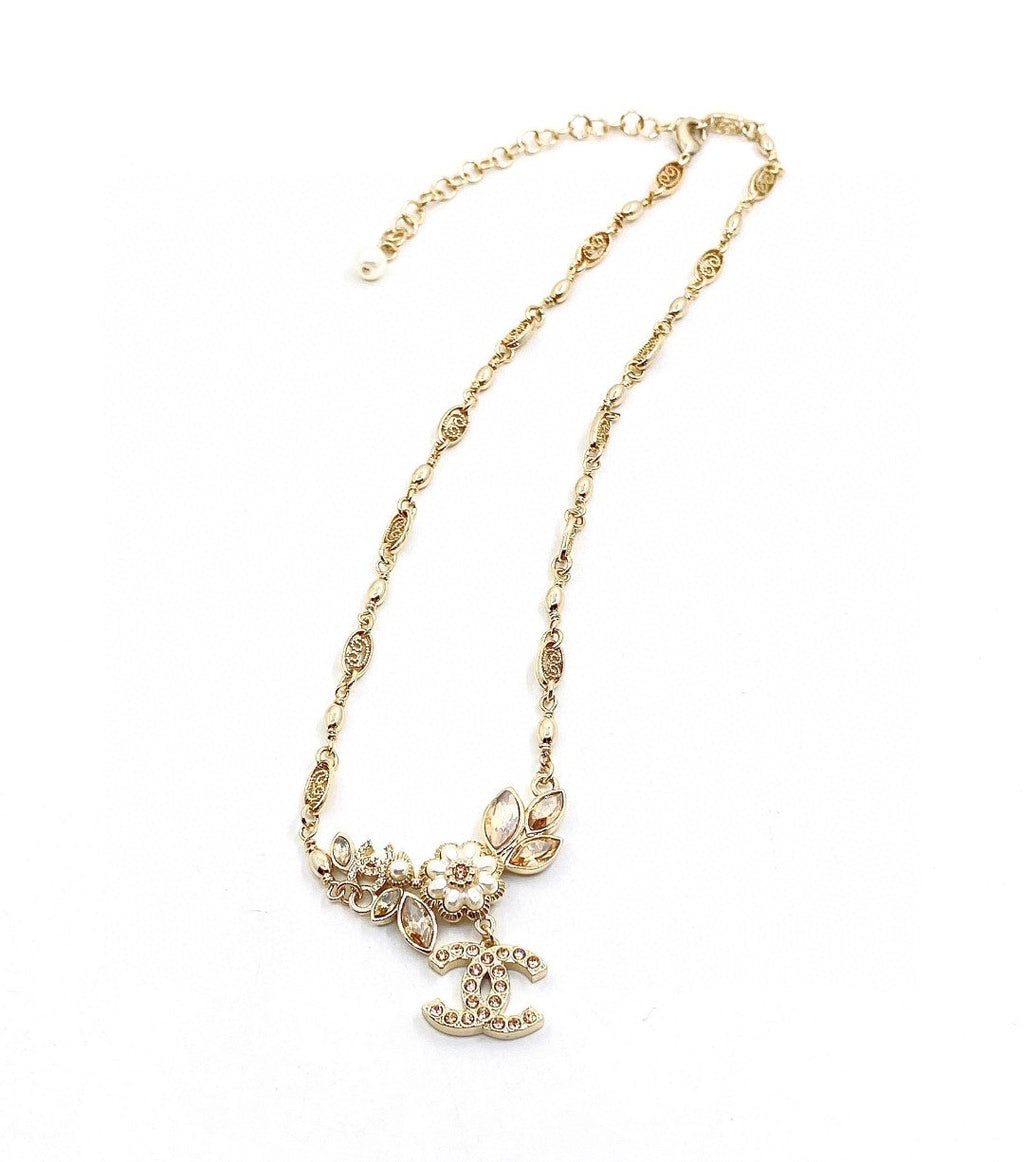 Chanel Flower Diamond Necklace