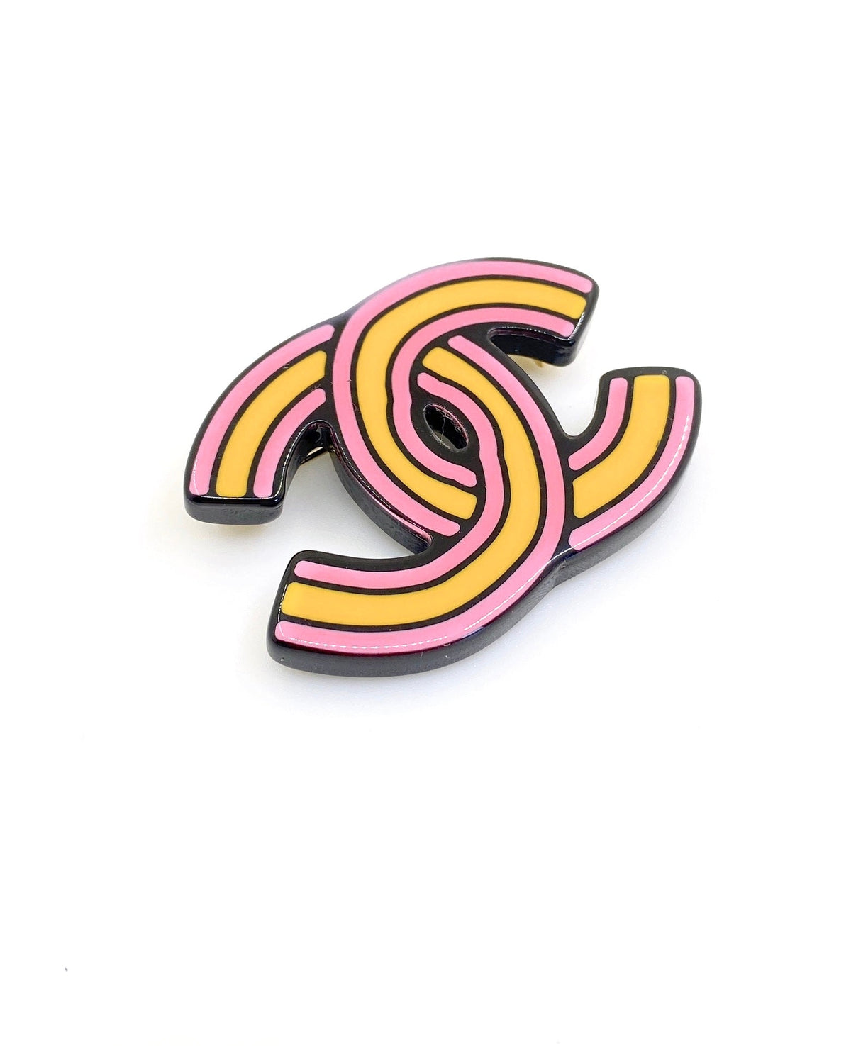 Chanel Pink Earrings - 18K Yellow Gold