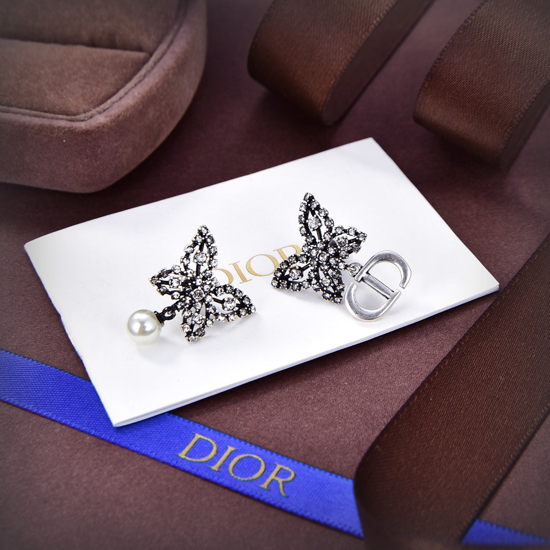 Dior Papillon De Nuit Earrings