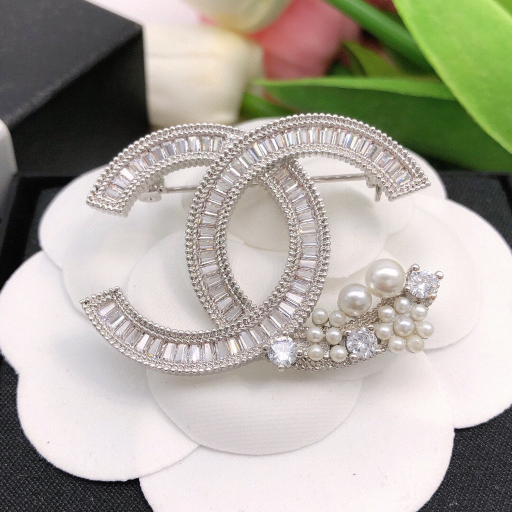 Chanel Star Crystal Brooch