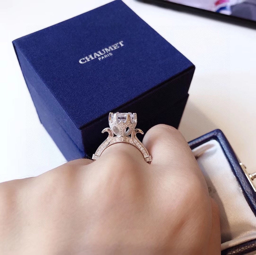 Josephine Ring - 18K White Gold