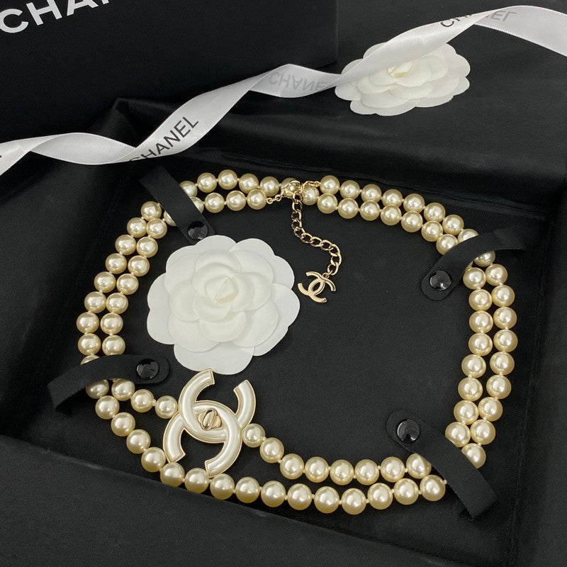 Chanel Pearl Chain Necklace