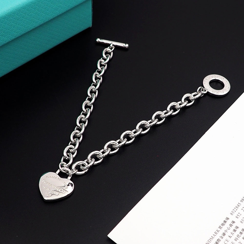 Tiffany Tag Chain Bracelet - 18K Gold