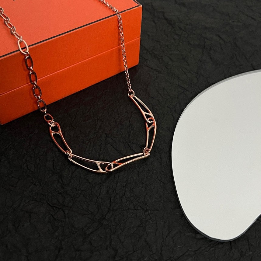 Hermes Chaine D'ancre Chain Necklace