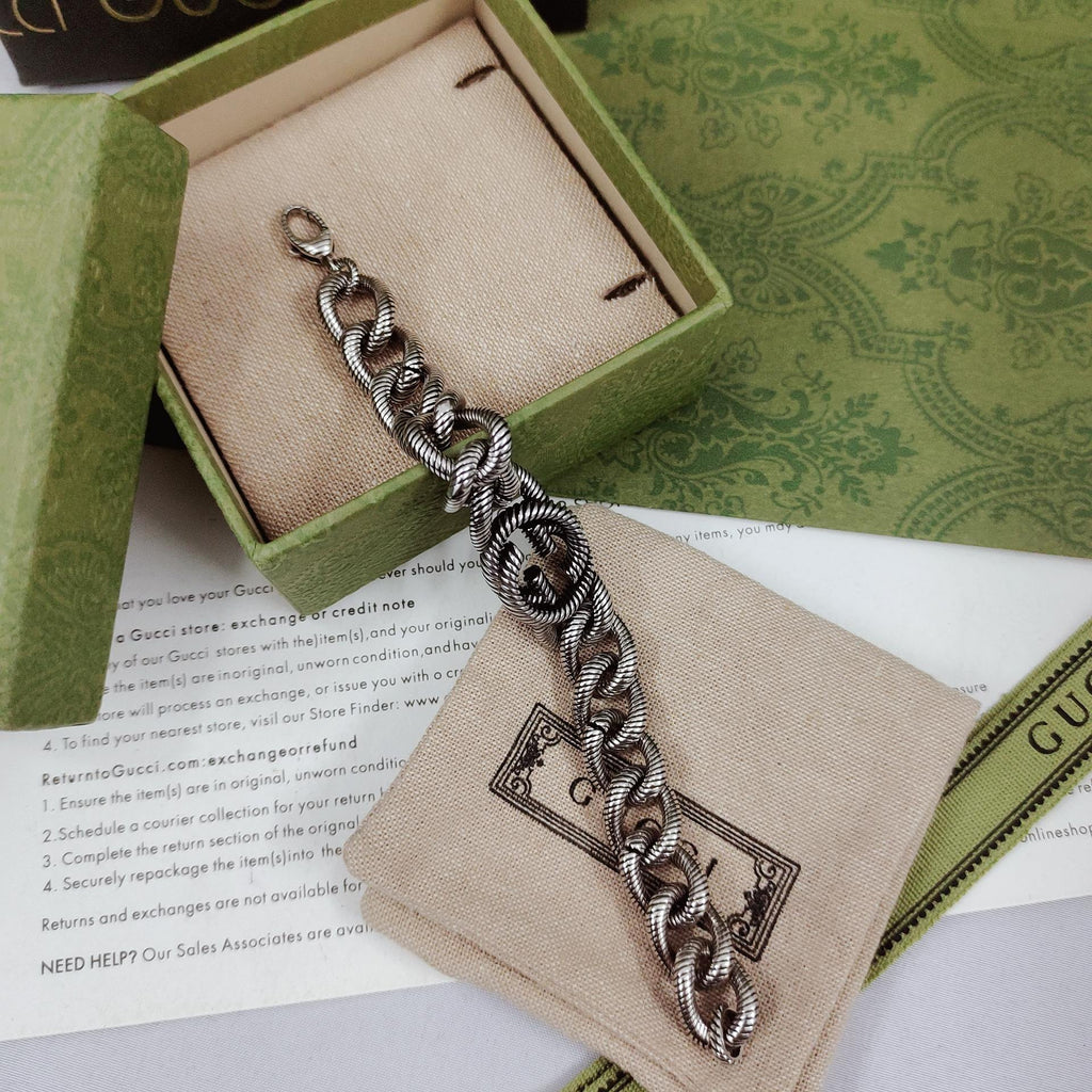 Gucci Double G Interlocking G Bracelet