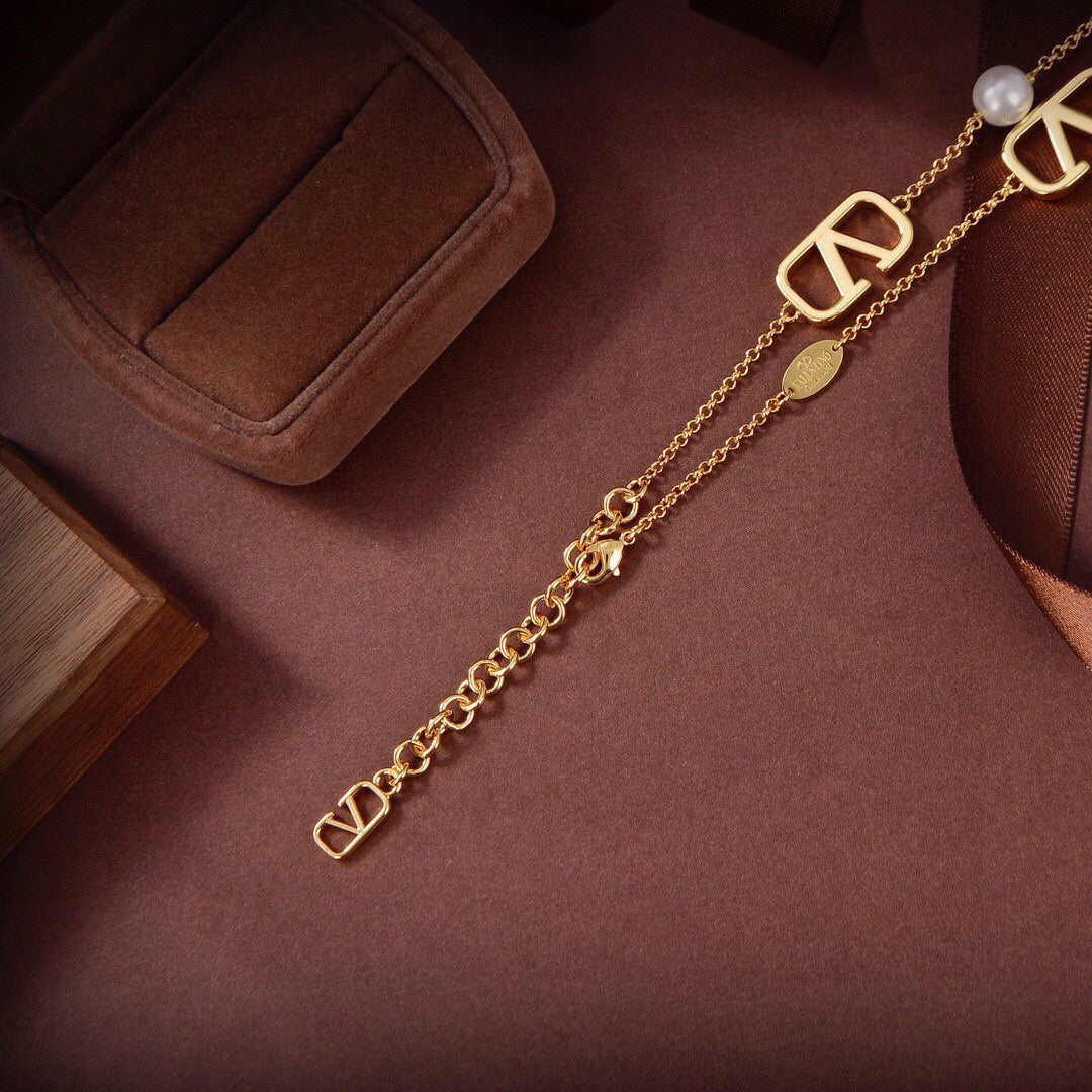 Valentino VLogo Necklace
