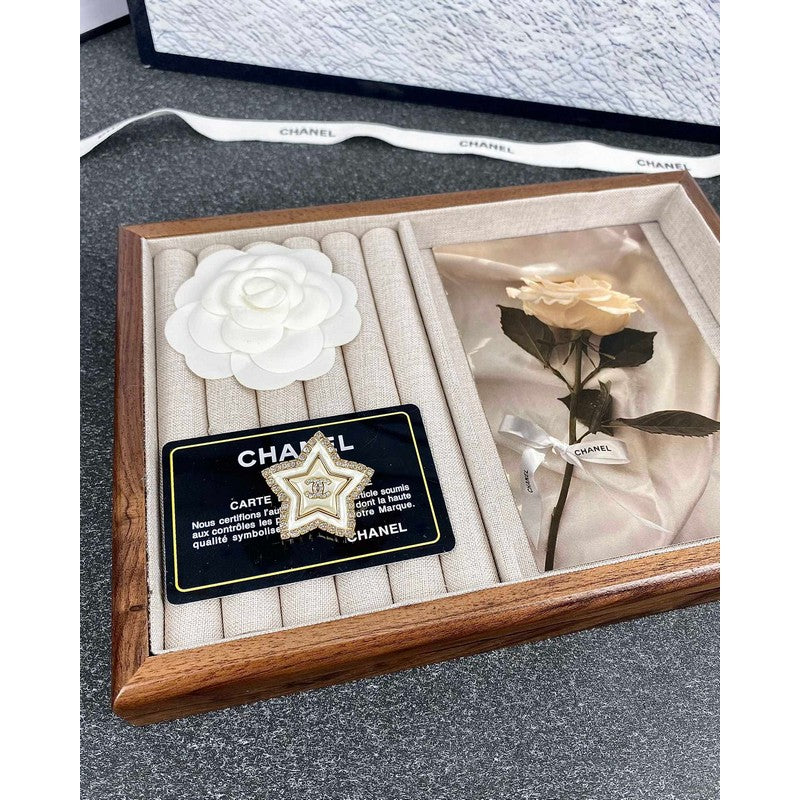 Chanel Star Pearl Brooch