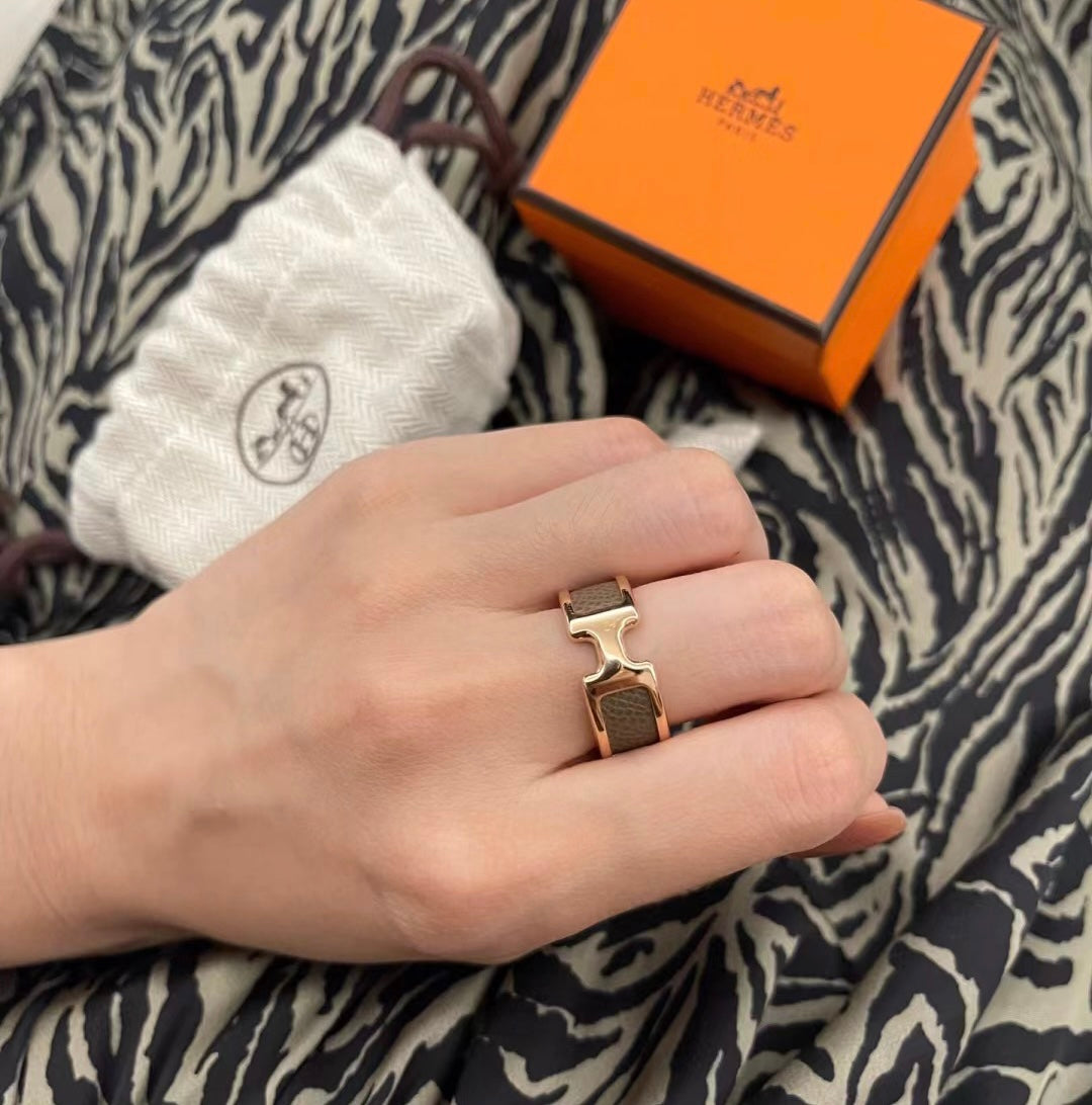 Hermes Olympe Ring - 18K Rose Gold