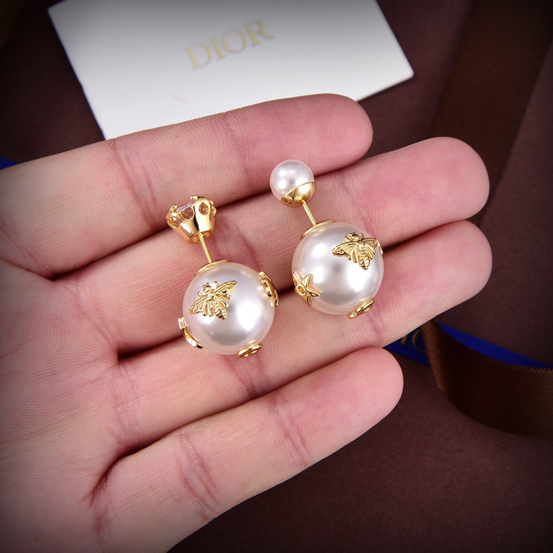 Dior Tribales Pearl Earrings