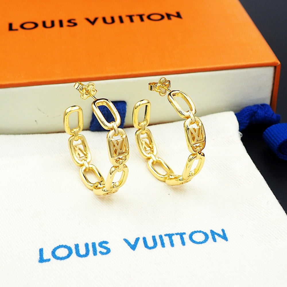 Louis Vuitton My Chain Earrings - 18K Gold