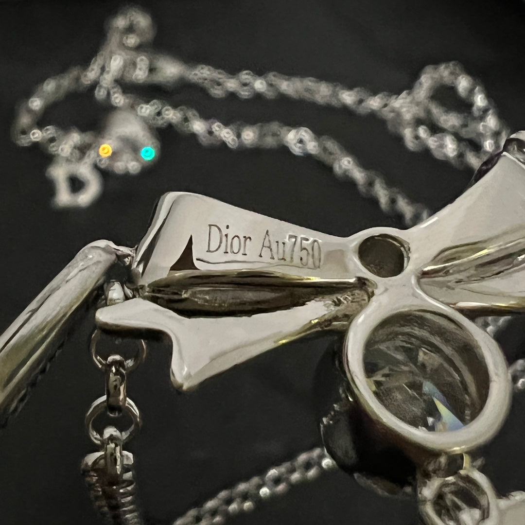 Dior Bowknot Vintage Necklace