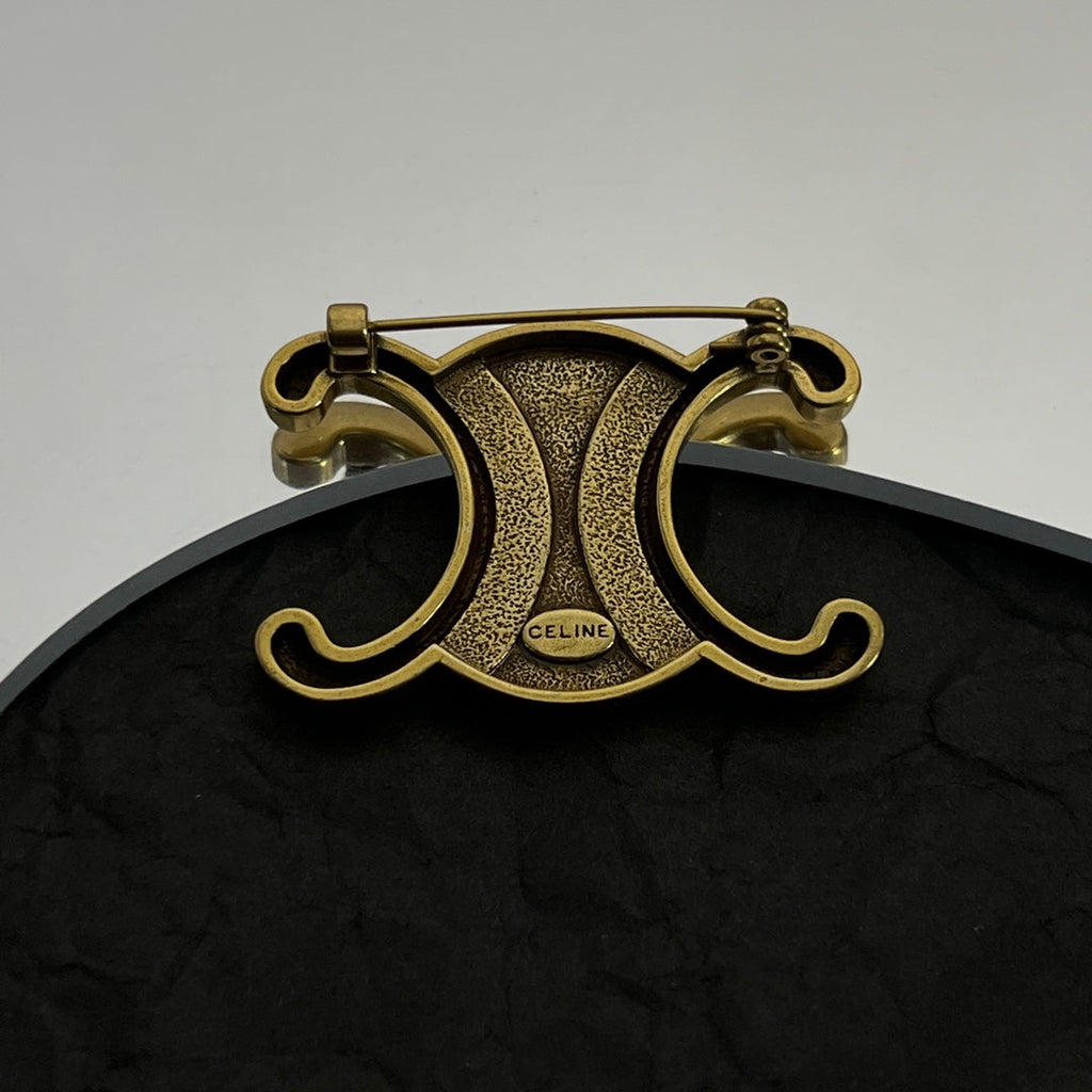 Celine Triomphe Vintage Brooch