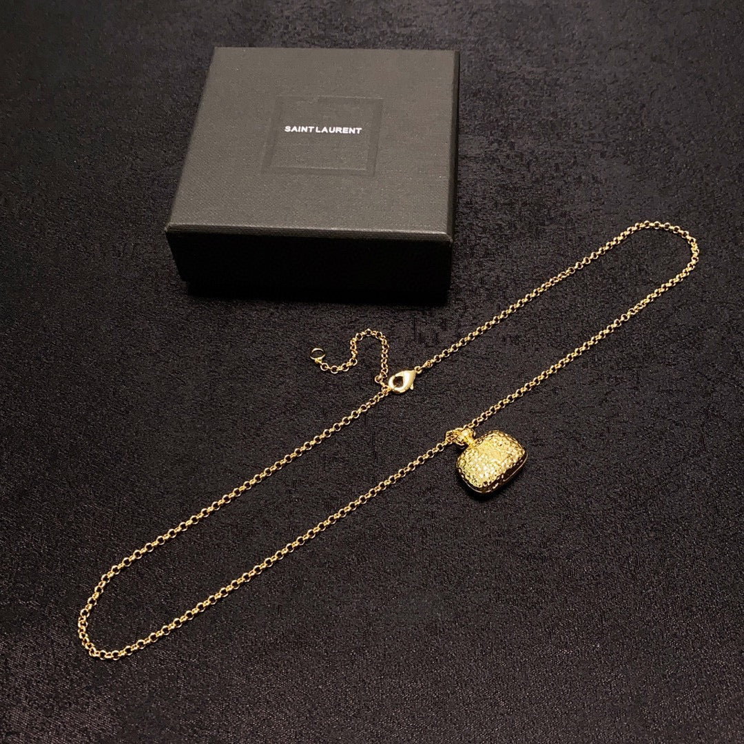 YSL Bag Pendant Necklace