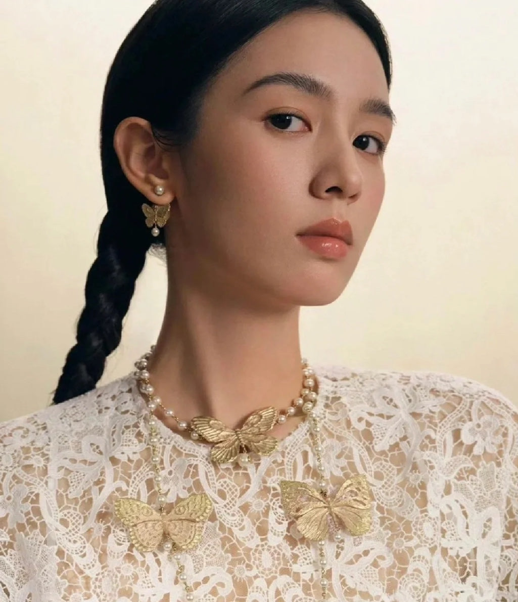 Dior Butterfly Choker Necklace