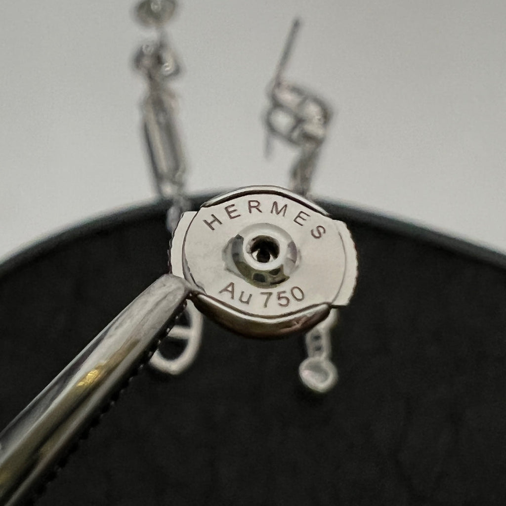 Hermes Chaine D'ancre Chaos Earrings
