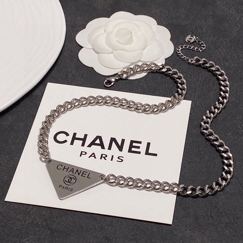 Chanel Triangle Necklace