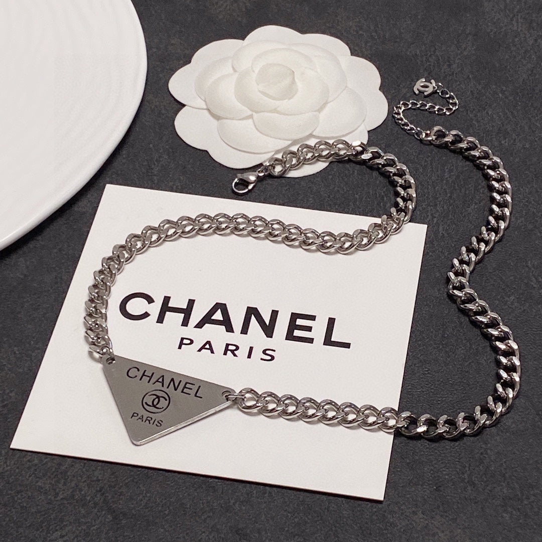Chanel Triangle Necklace