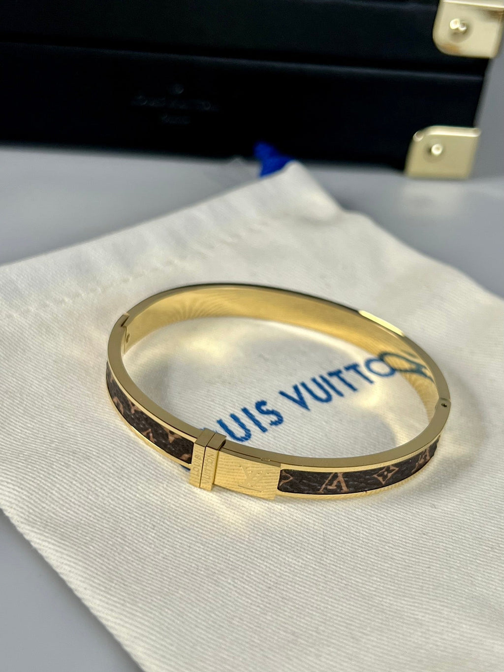 Louis Vuitton Leather Bracelet