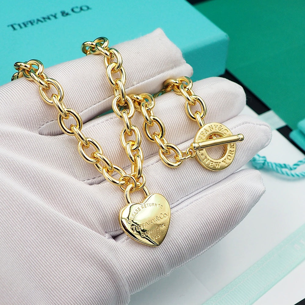 Tiffany Tag Chain Necklace