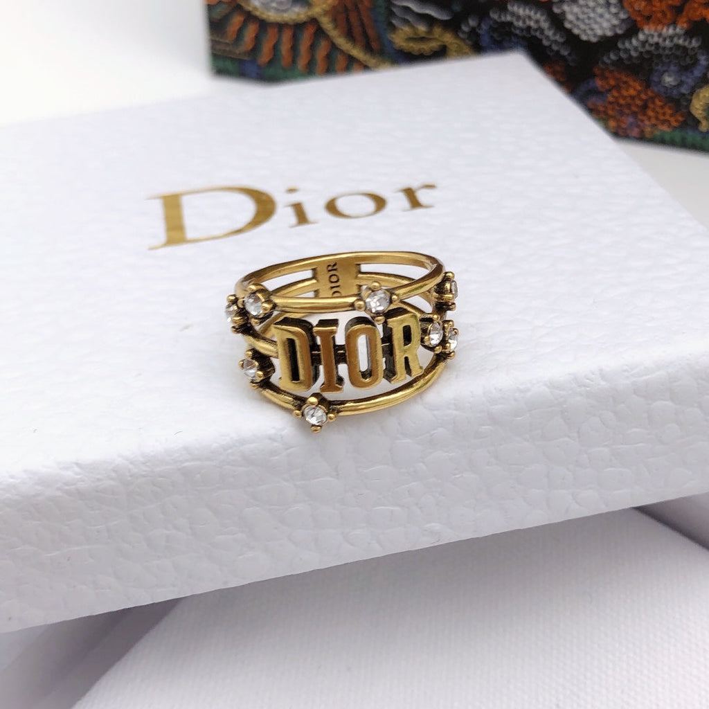 Dior Vintage Ring - 18K Yellow Gold