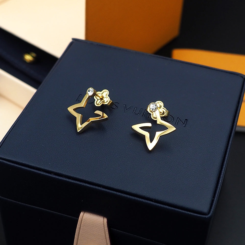 Louis Vuitton Blossom Mini Hoops Earrings - 18K Gold